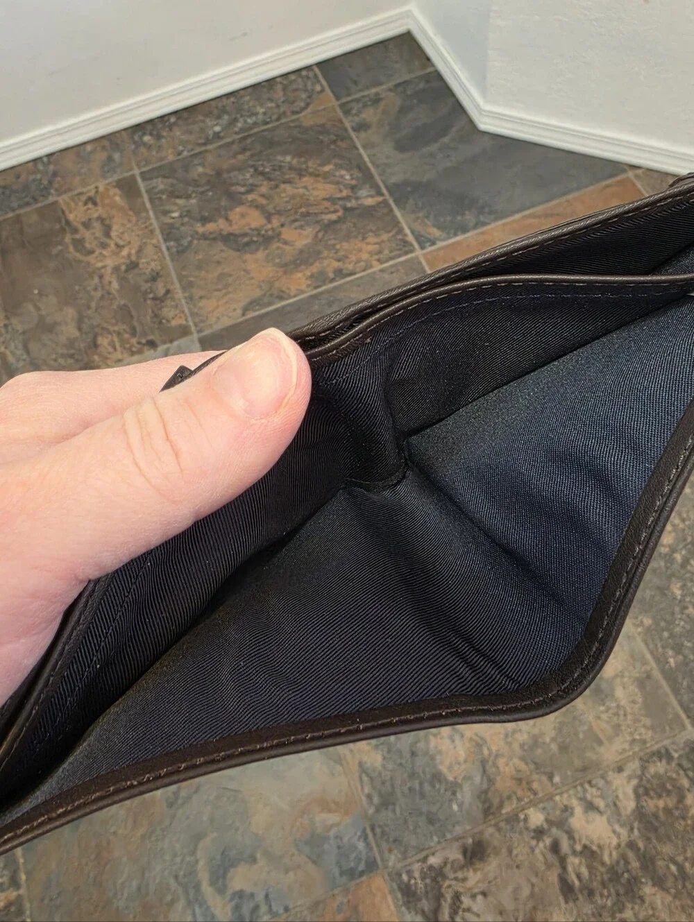 Krizia Milano Men's Leather Horizontal Bifold Coin Wallet - FULL INCLUSION